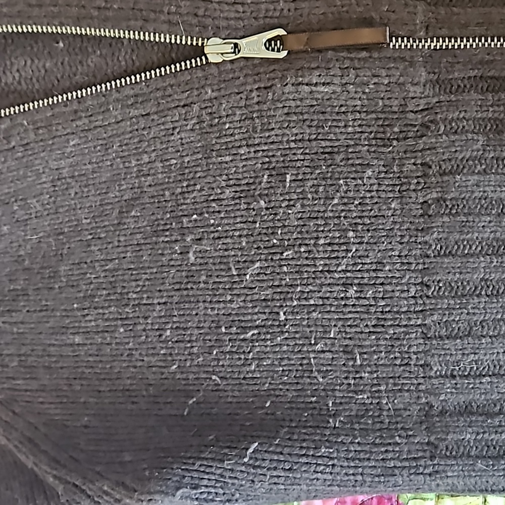 Brown Zip-Up Sweater - Picture 8 of 8